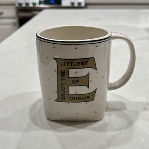 Anthropologie E mug “Enjoy the Littlest of Things”